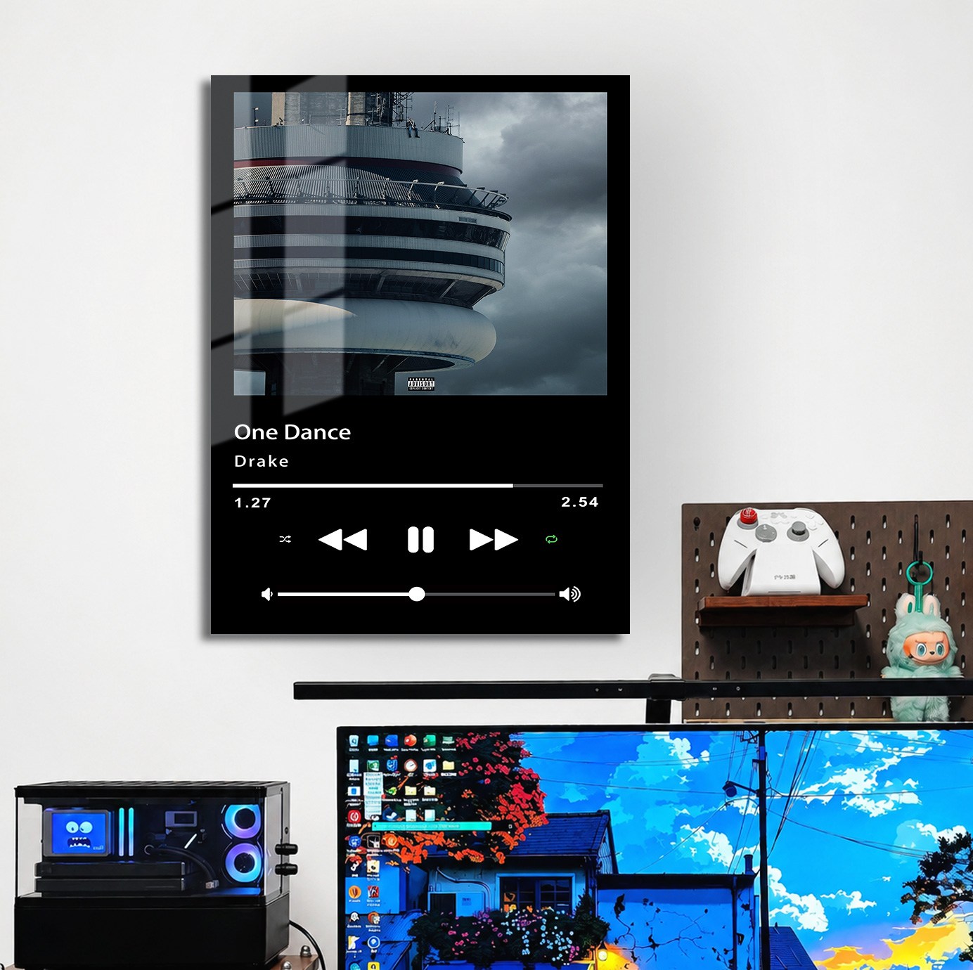 One Dance Music Player Metal Poster Wall Art Decor One Dance Music Player Metal Poster Wall Art Decor - Image 5