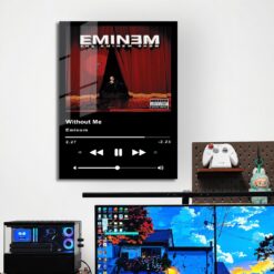 Without Me Music Player Metal Poster Wall Art Decor Without Me Music Player Metal Poster Wall Art Decor - Image 5