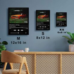 Strawberry Swing Music Player Metal Poster Wall Art Decor Strawberry Swing Music Player Metal Poster Wall Art Decor - Image 6