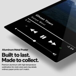 Ghost Town Music Player Metal Poster Wall Art Decor Ghost Town Music Player Metal Poster Wall Art Decor - Image 2